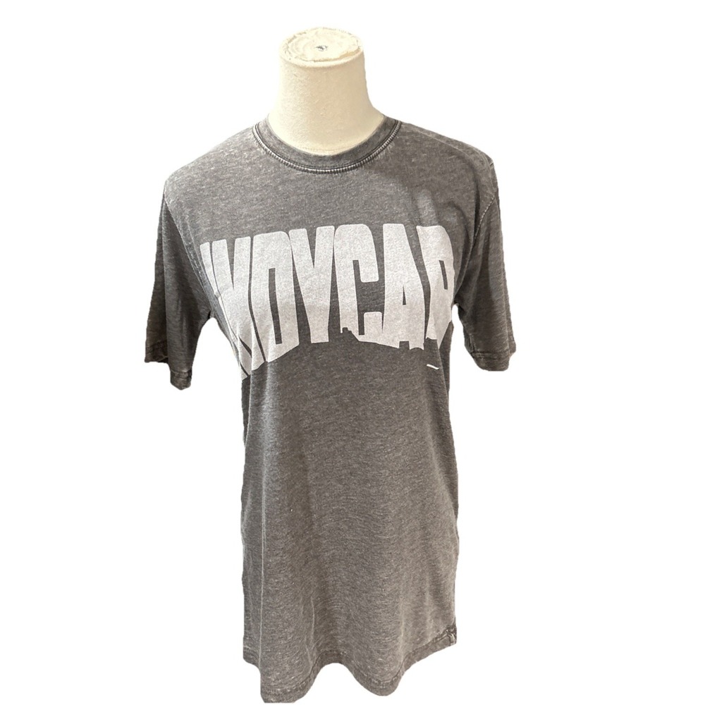 Blue 84 Indycar Tshirt Women’s Medium Grey Car Racing Short Sleeves